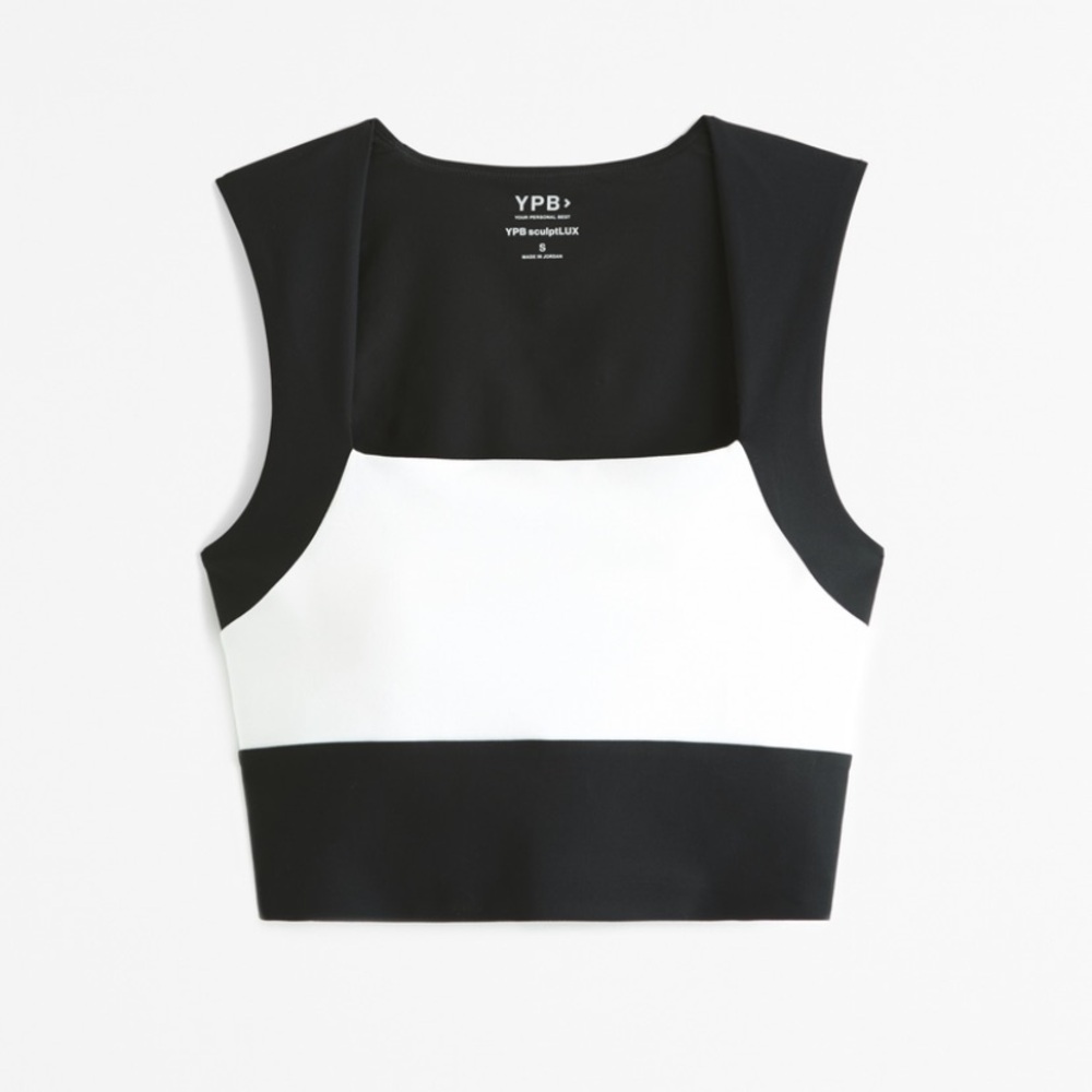 Abercrombie & Fitch Black and White Women's Top